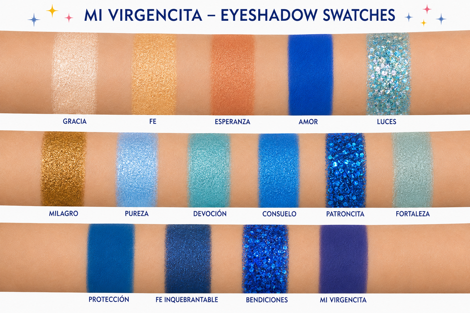 💙 Mi Virgencita™ Celeste Eyeshadow Palette