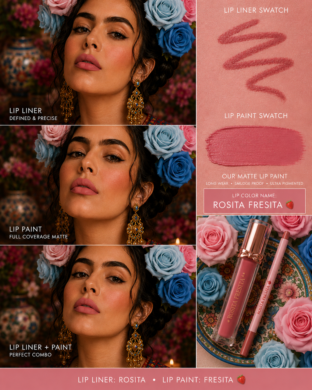 ROSITA FRESITA LIP KIT💛