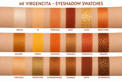 🧡 Mi Virgencita™ Atardecer Dorado Eyeshadow Palette