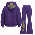 Mi Virgencita Luxe Fleece Embroidered Sweatsuit 💜💚
