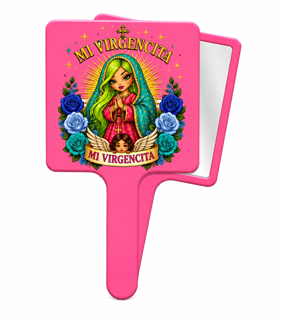 💜🪞ESPEJITO …ESPEJITO… (mi virgencita handheld mirror)💜🪞