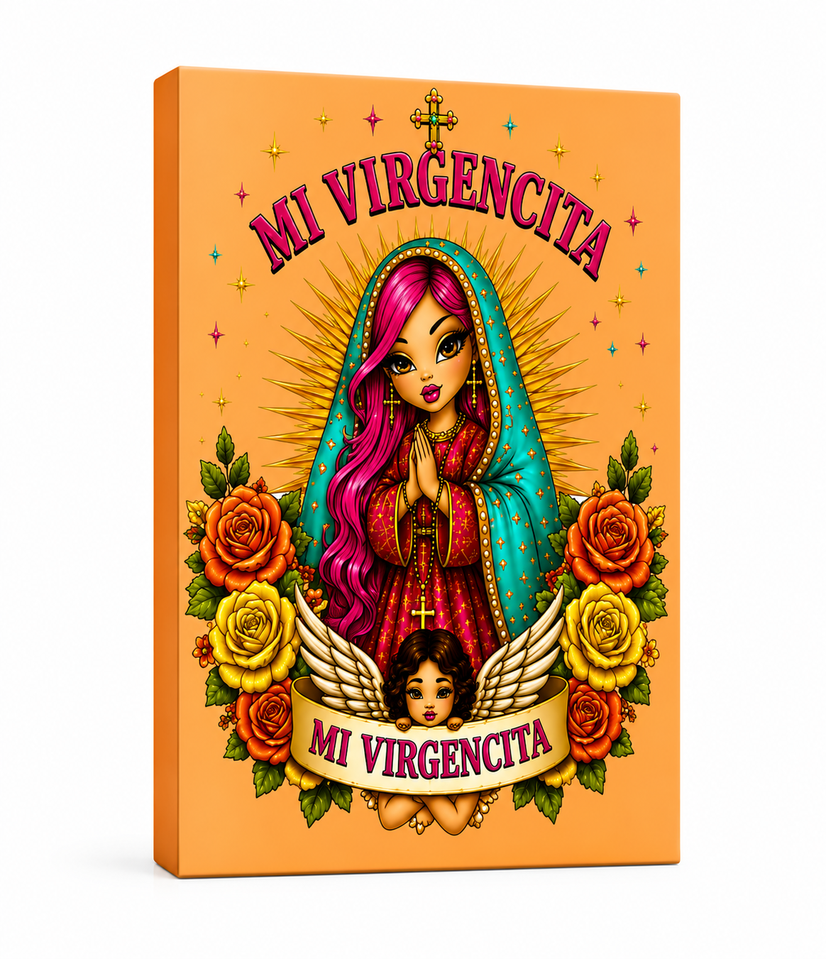 🧡 Mi Virgencita™ Atardecer Dorado Eyeshadow Palette