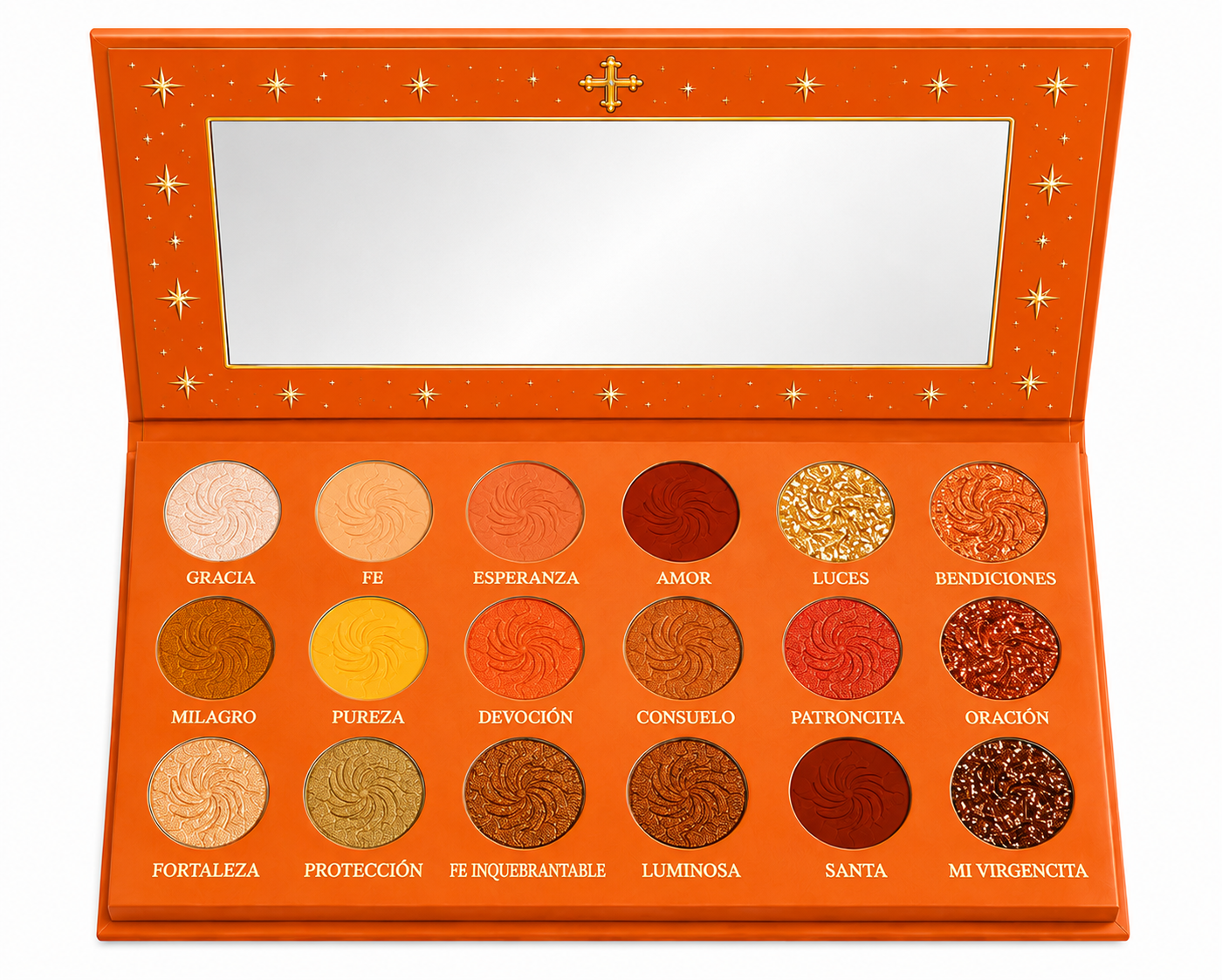 🧡 Mi Virgencita™ Atardecer Dorado Eyeshadow Palette